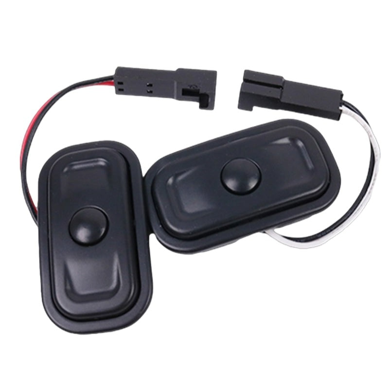 Left & Right Steering Wheel Radio Control Switch 56046098AD 56046099AD compatible with Jeep Dodge Ram Chrysler 2011-2023